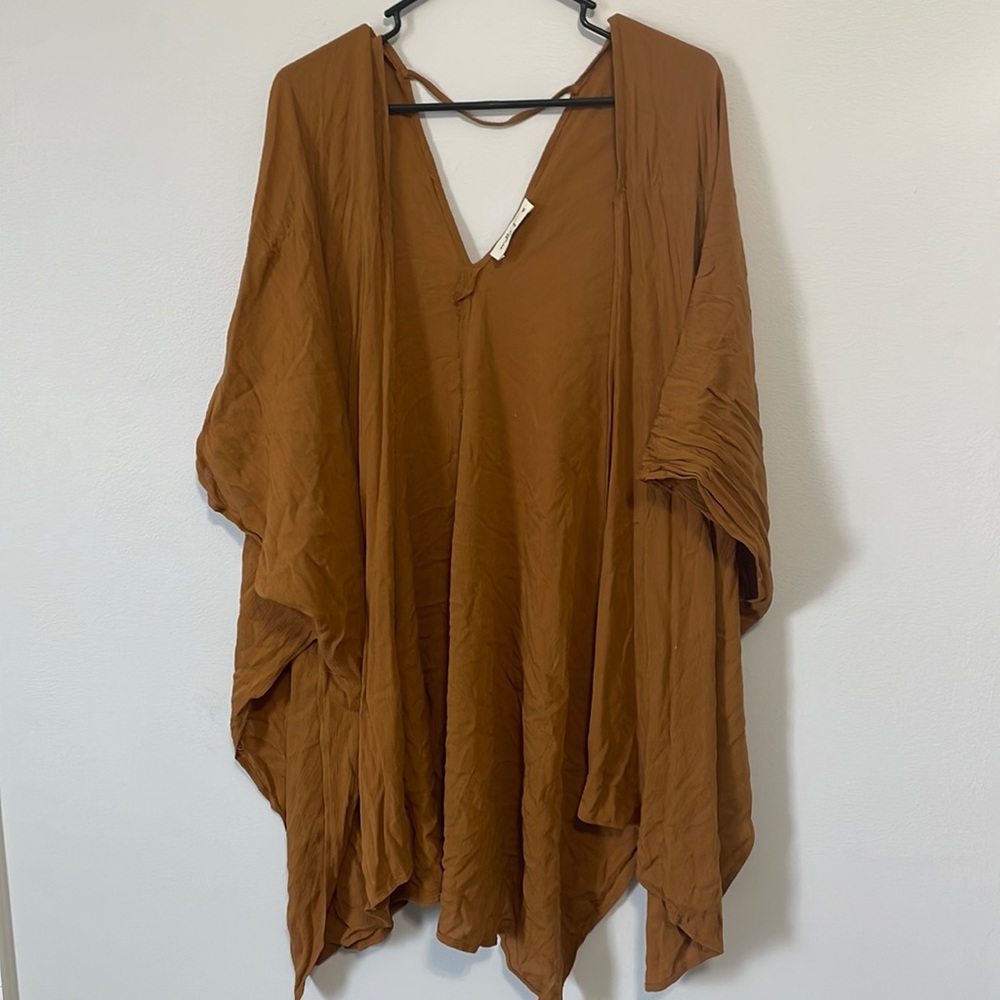 Molly Green Flowy Loose Cardigan Cover Up - S/M